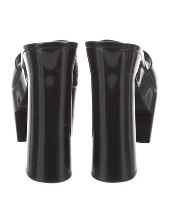 Versace Patent Leather Slides