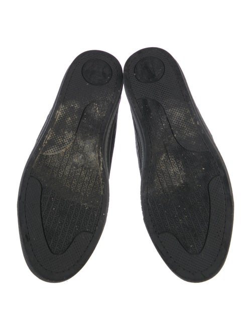 Versace Greca Pattern Leather Sneakers