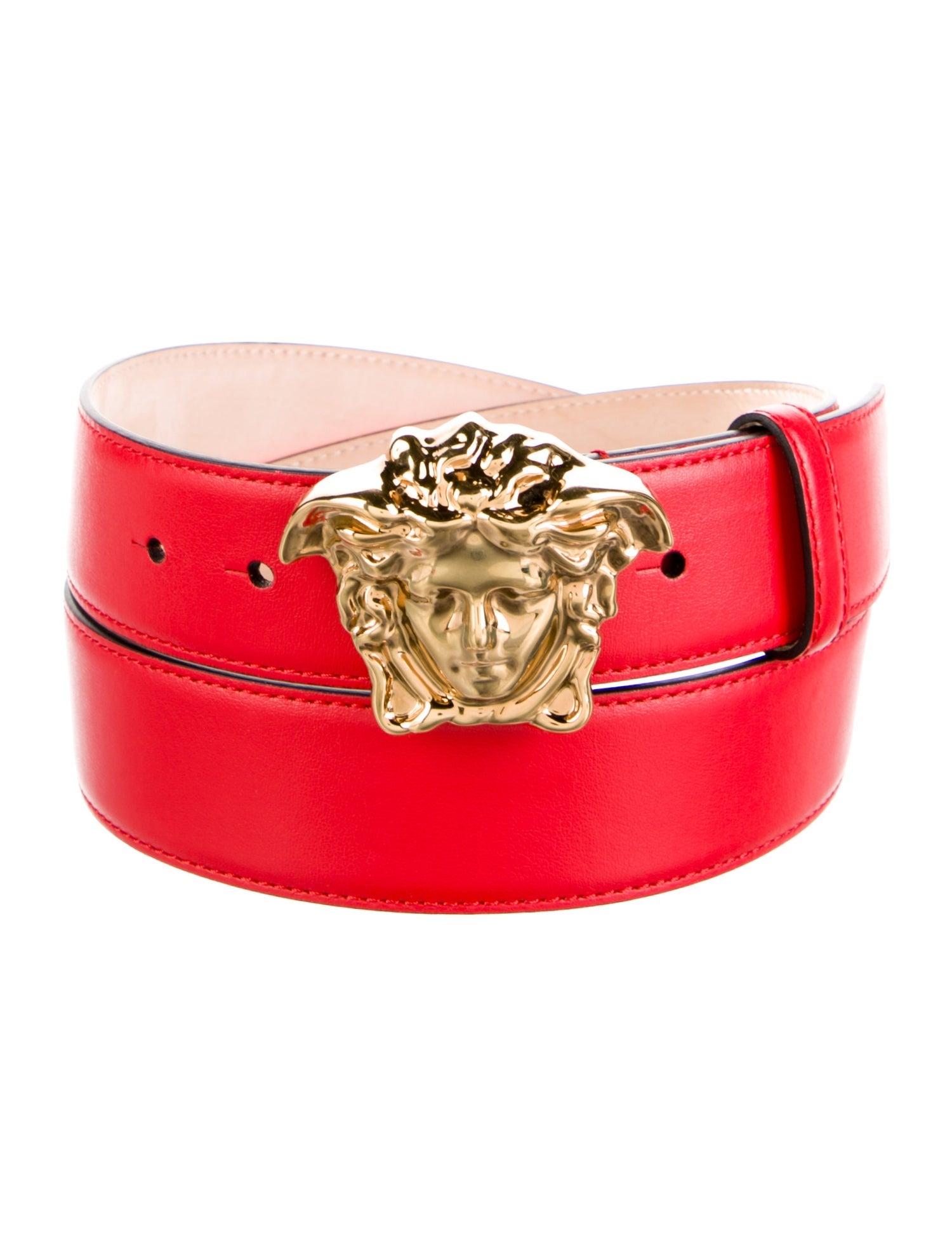 Versace Medusa Insignia Leather Belt Kit