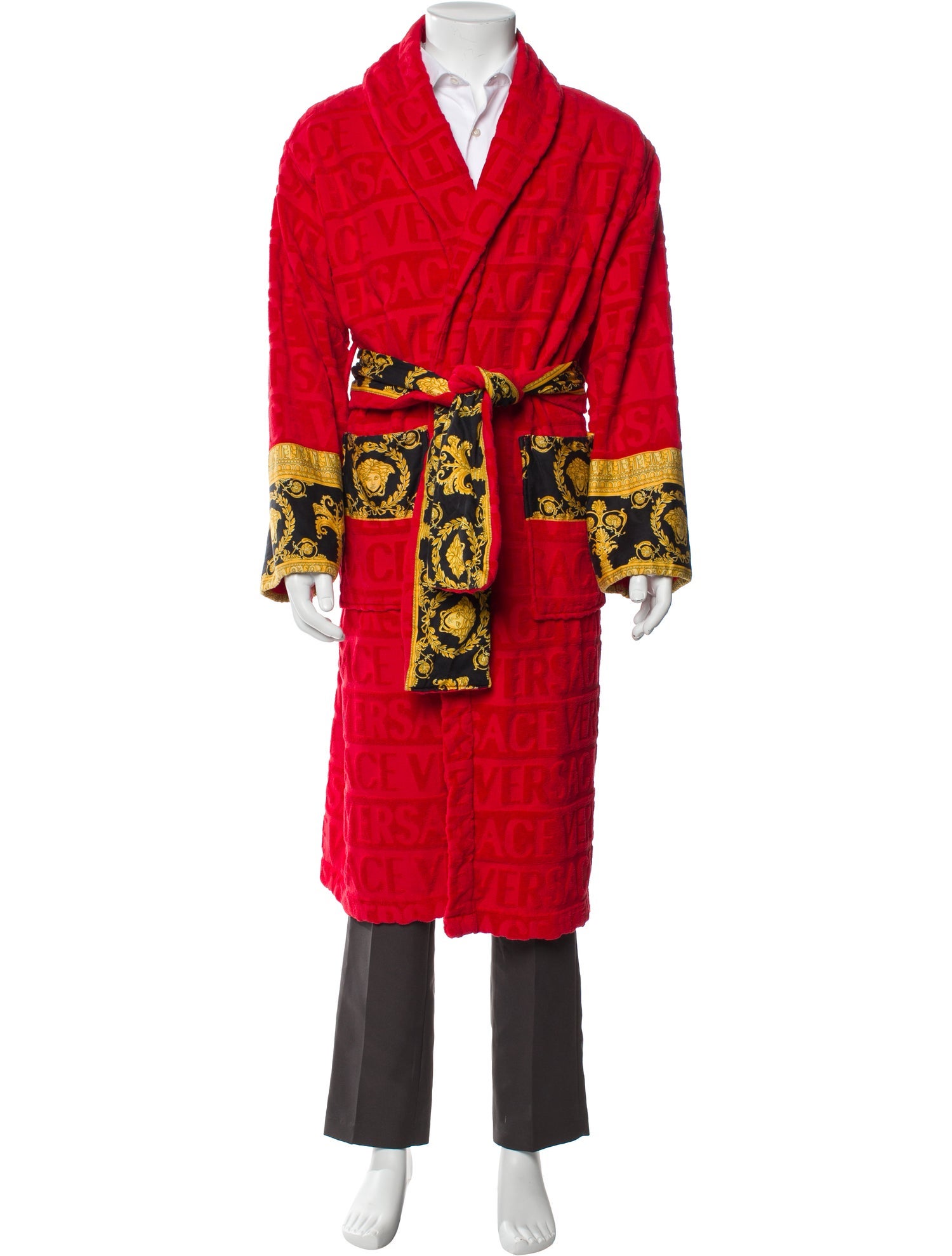 Versace Printed Robe