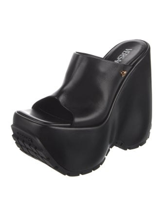 Versace Leather Slides