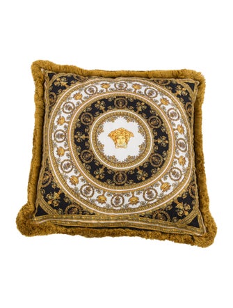 Versace Crete de Fleur Throw Pillow