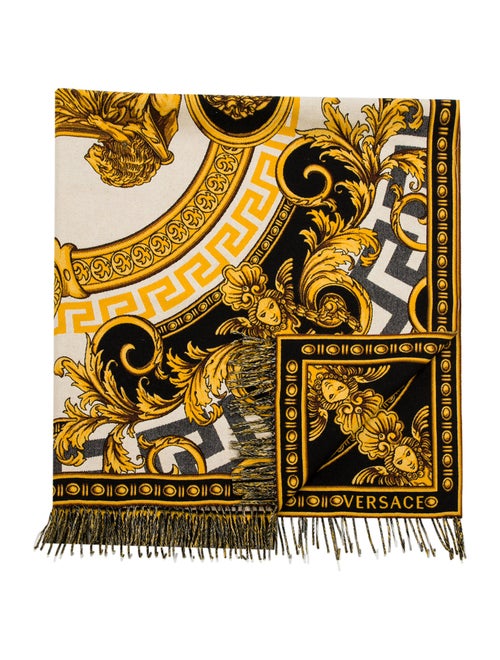 Versace La Coupe Des Dieux Wool Throw Blanket