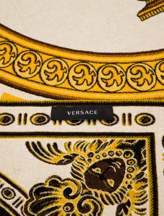 Versace La Coupe Des Dieux Wool Throw Blanket