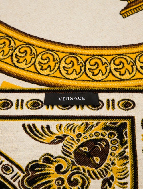 Versace La Coupe Des Dieux Wool Throw Blanket