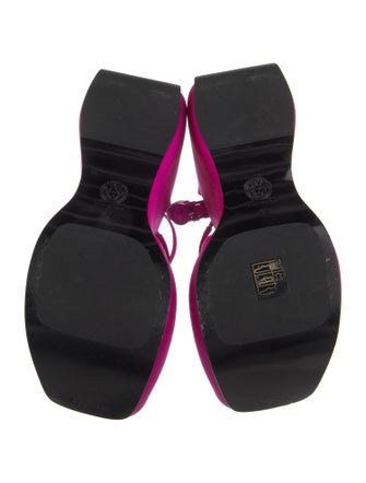 Versace Satin Sandals