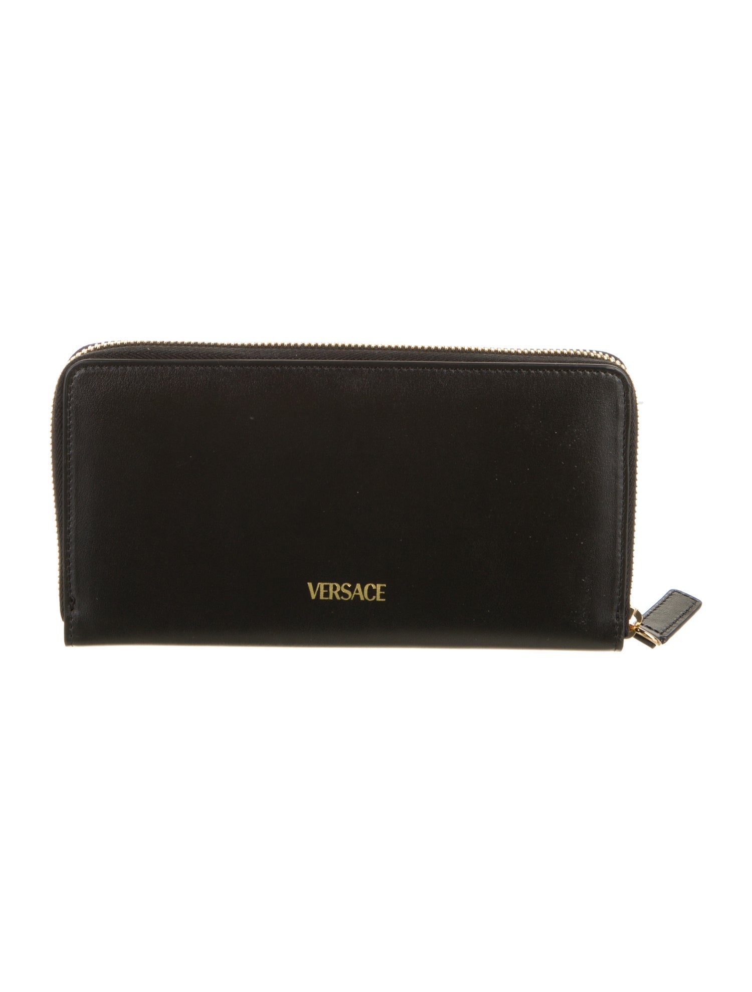 Versace Leather Continental Wallet