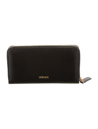 Versace Leather Continental Wallet
