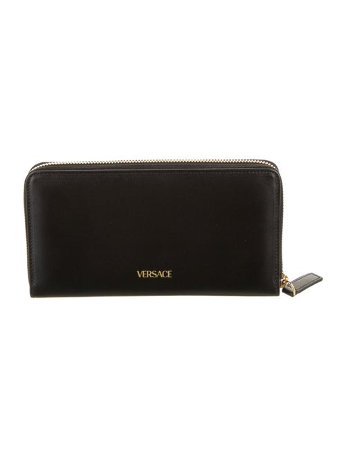 Versace Leather Continental Wallet
