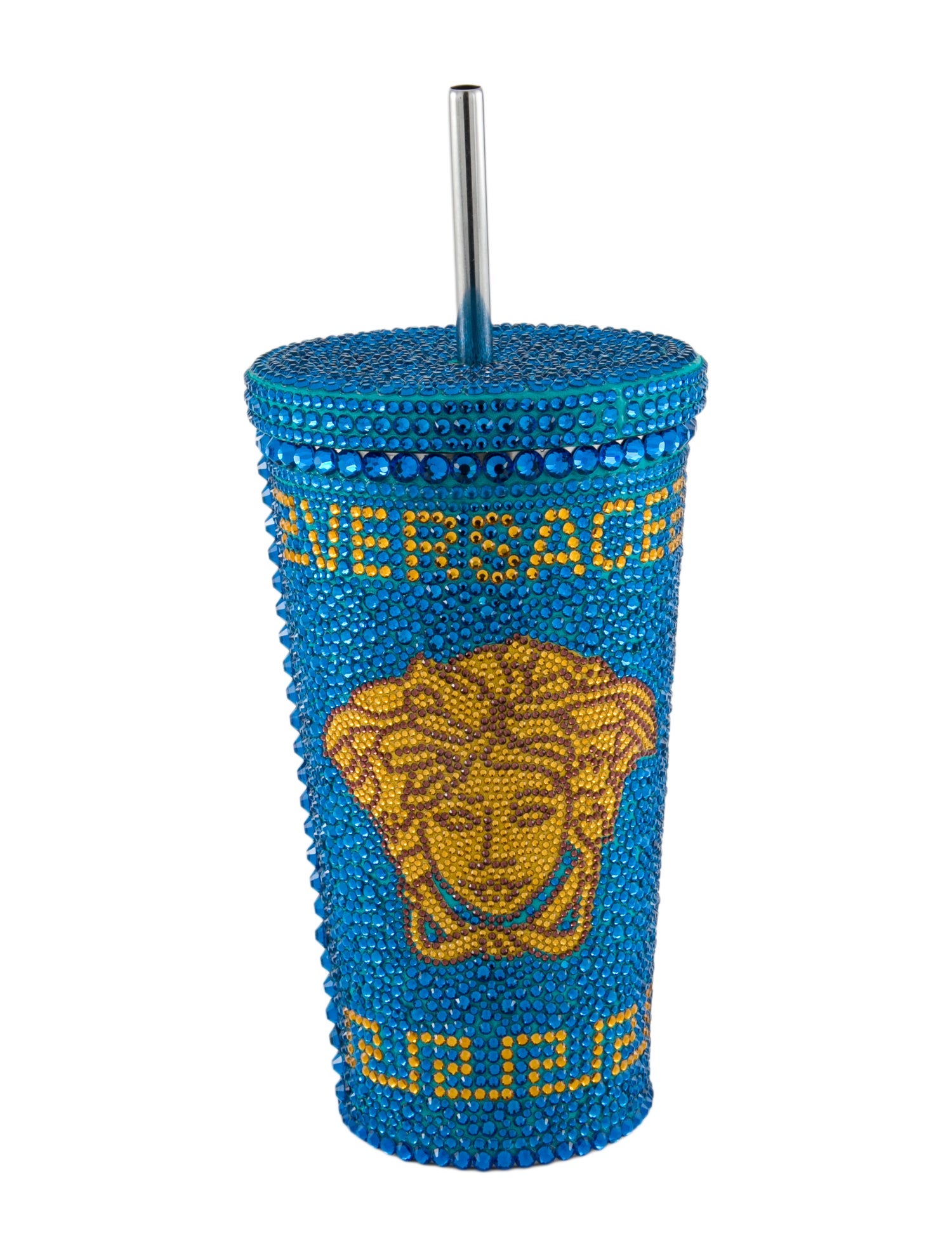 Versace Medusa Studded Travel Cup