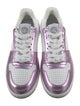Versace Leather Colorblock Pattern Sneakers