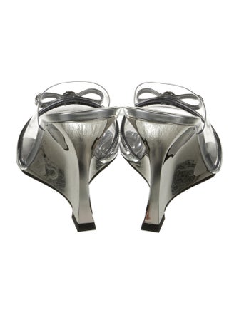 Versace PVC Bow Accents Slides