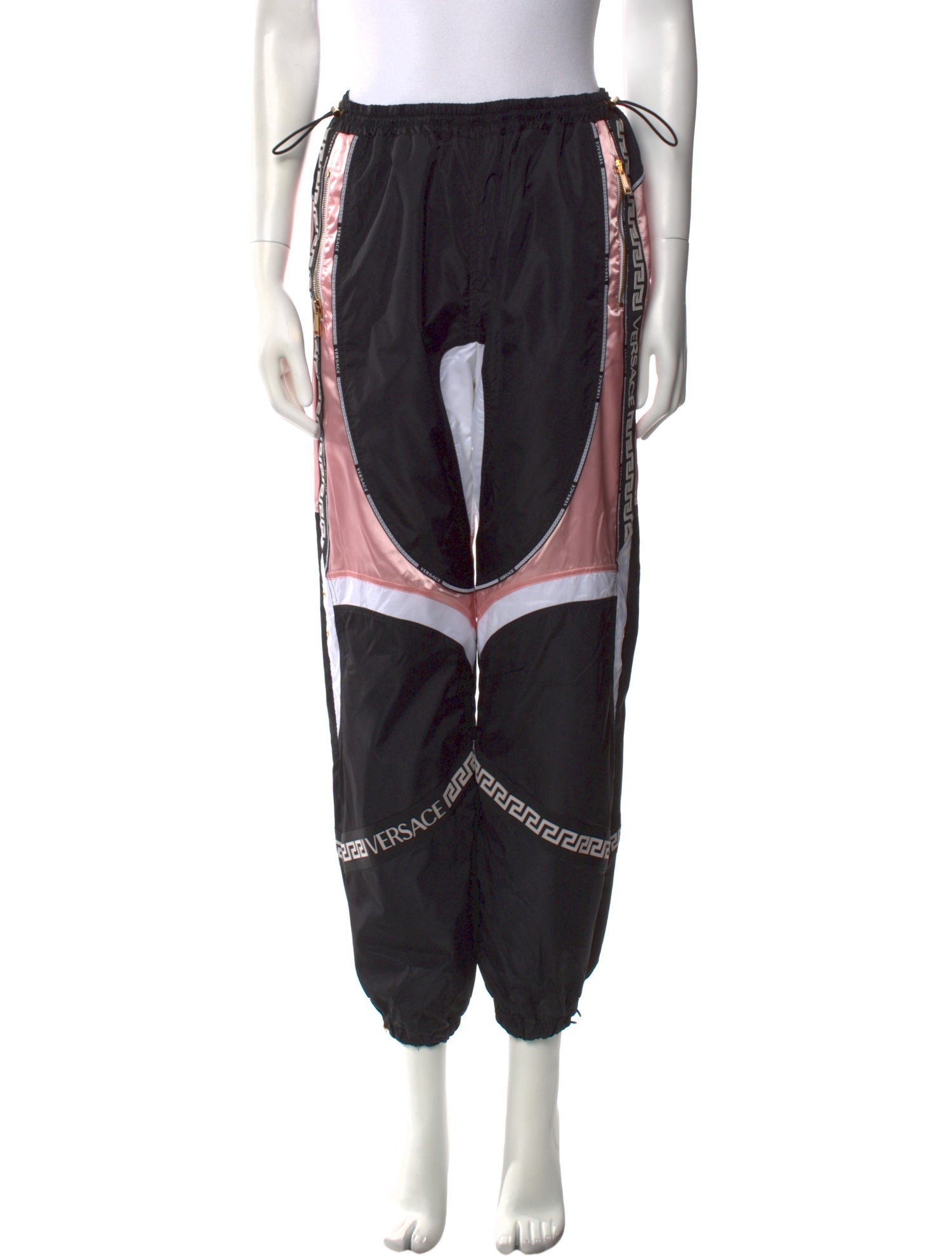 Versace Nylon Skinny Leg Pants