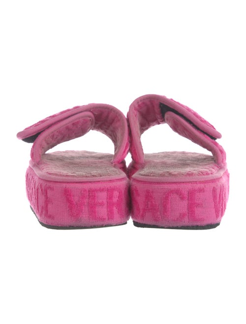 Versace Medusa Insignia Terry Cloth Espadrilles