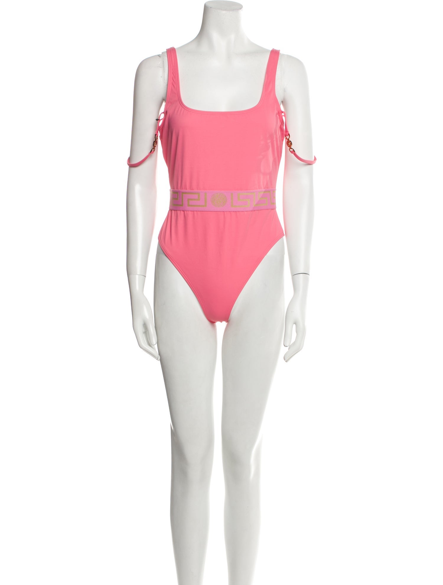 Versace Embroidered Accent One-Piece