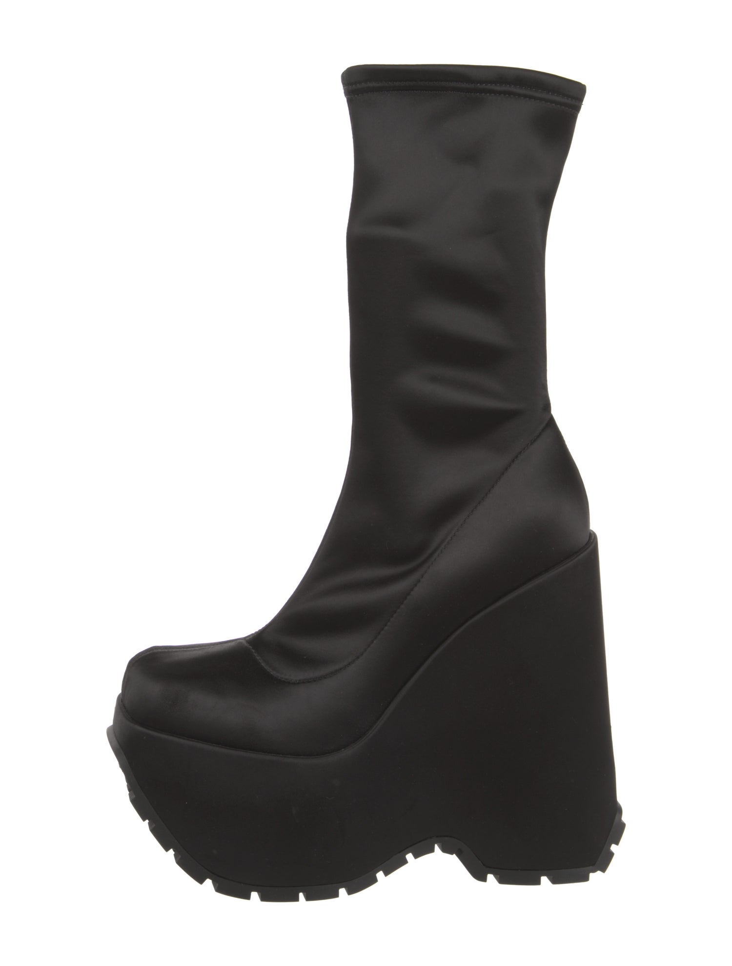 Versace Satin Rain Boots