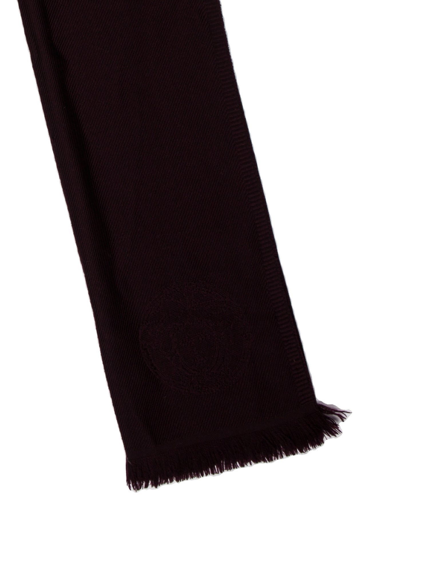 Versace Wool Printed Scarf