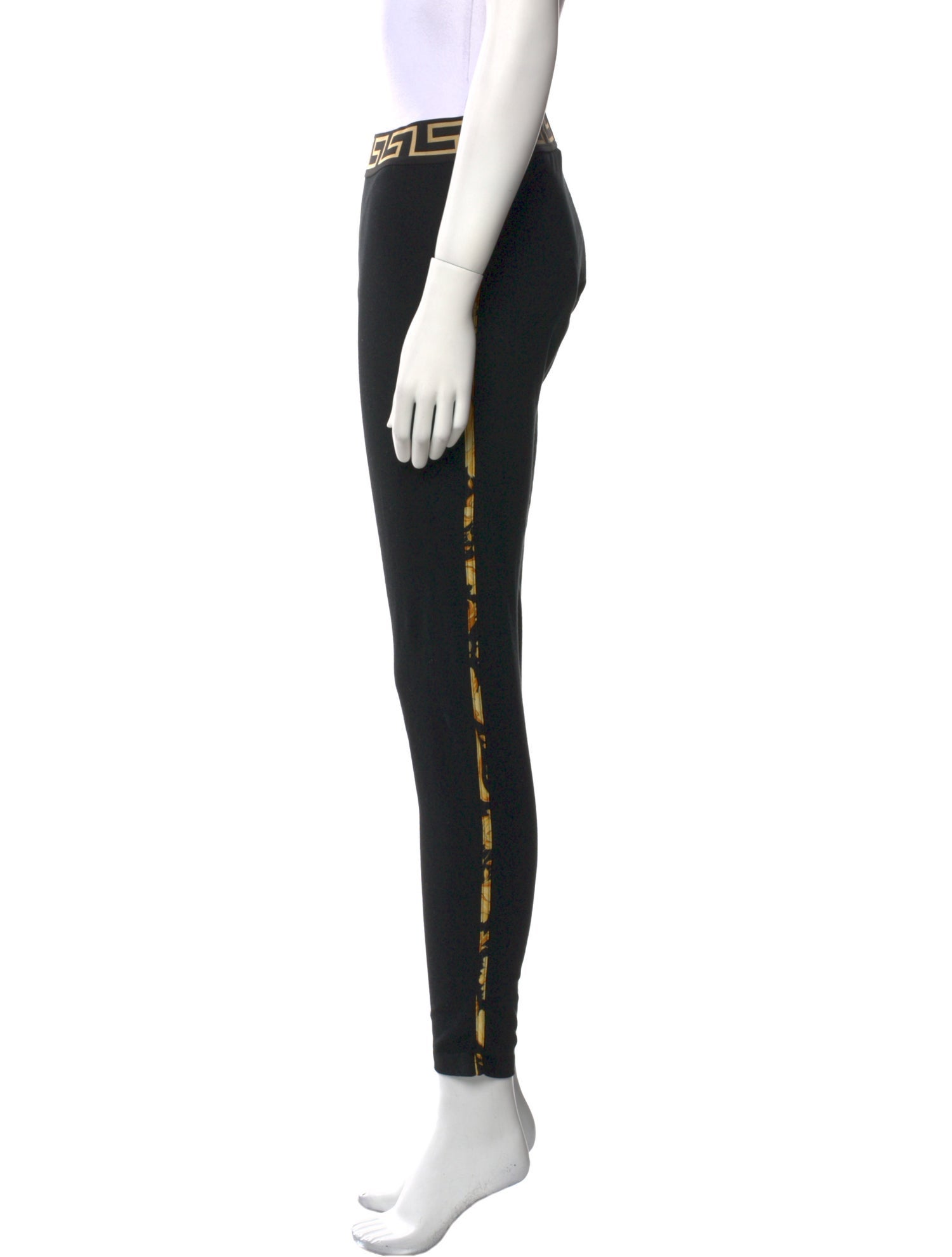Versace Printed Skinny Leg Pants