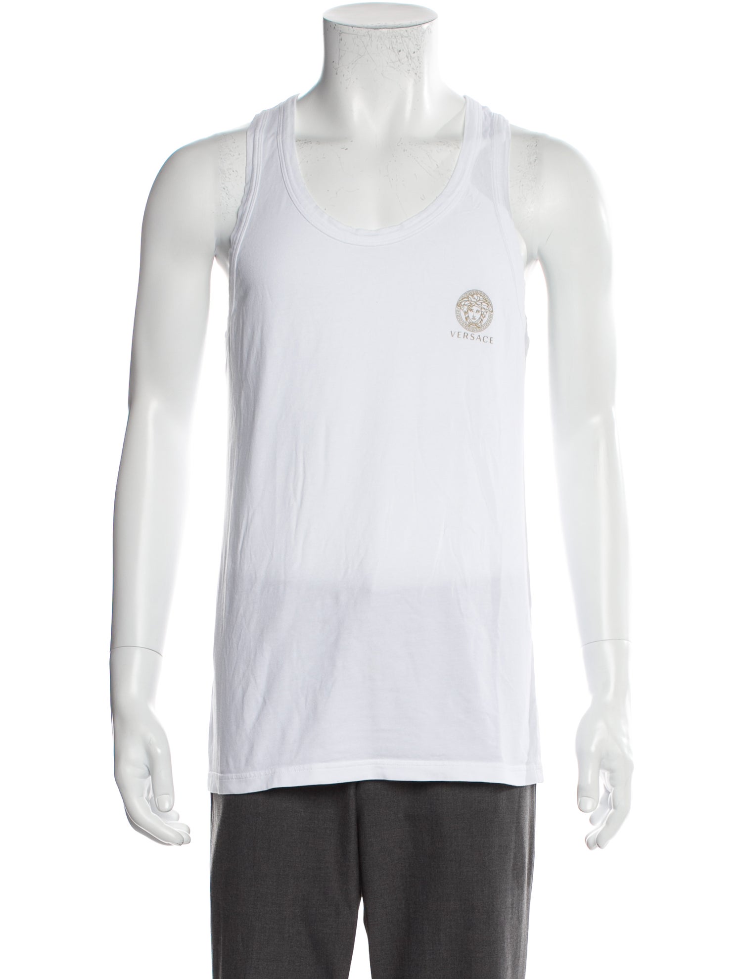 Versace Graphic Print Scoop Neck T-Shirt