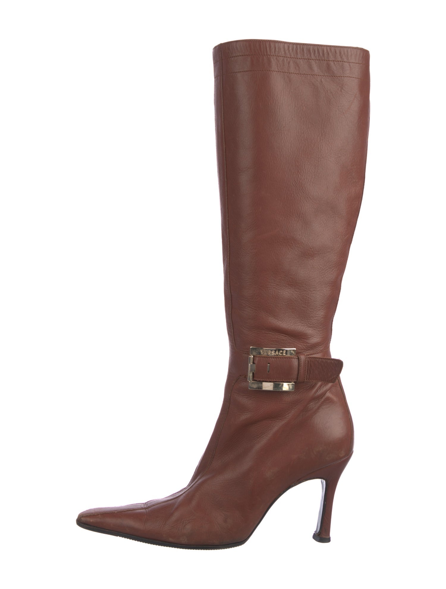 Versace Leather Boots