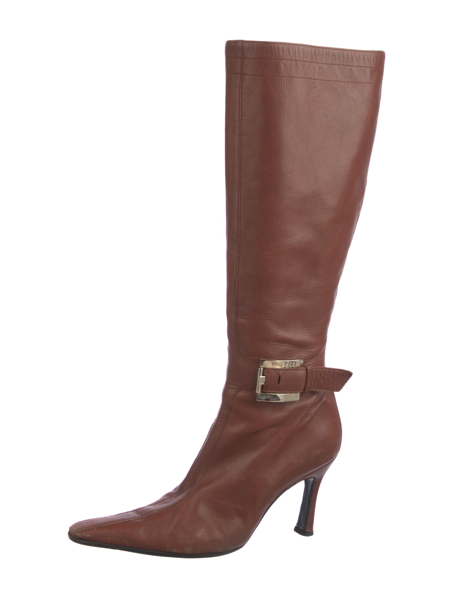 Versace Leather Boots