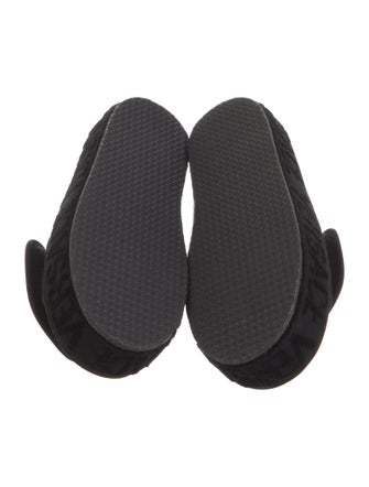 Versace Terry Cloth Embroidered Accent Espadrilles