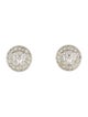 Versace Crystal Pave Medusa Clip-On Earrings