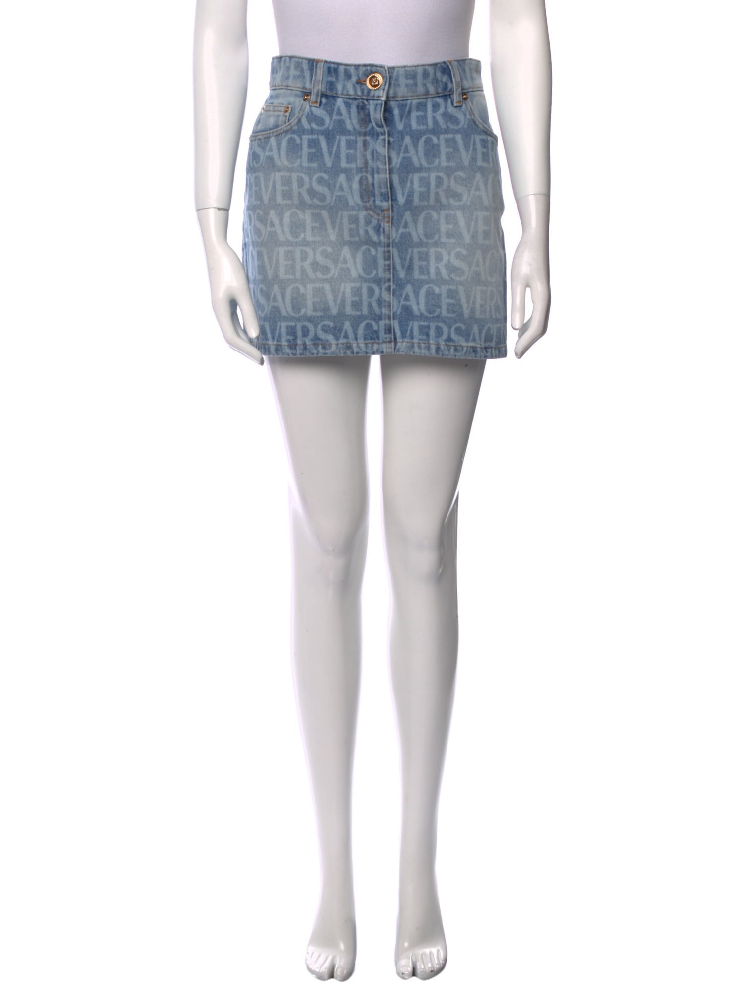 Versace Printed Mini Skirt