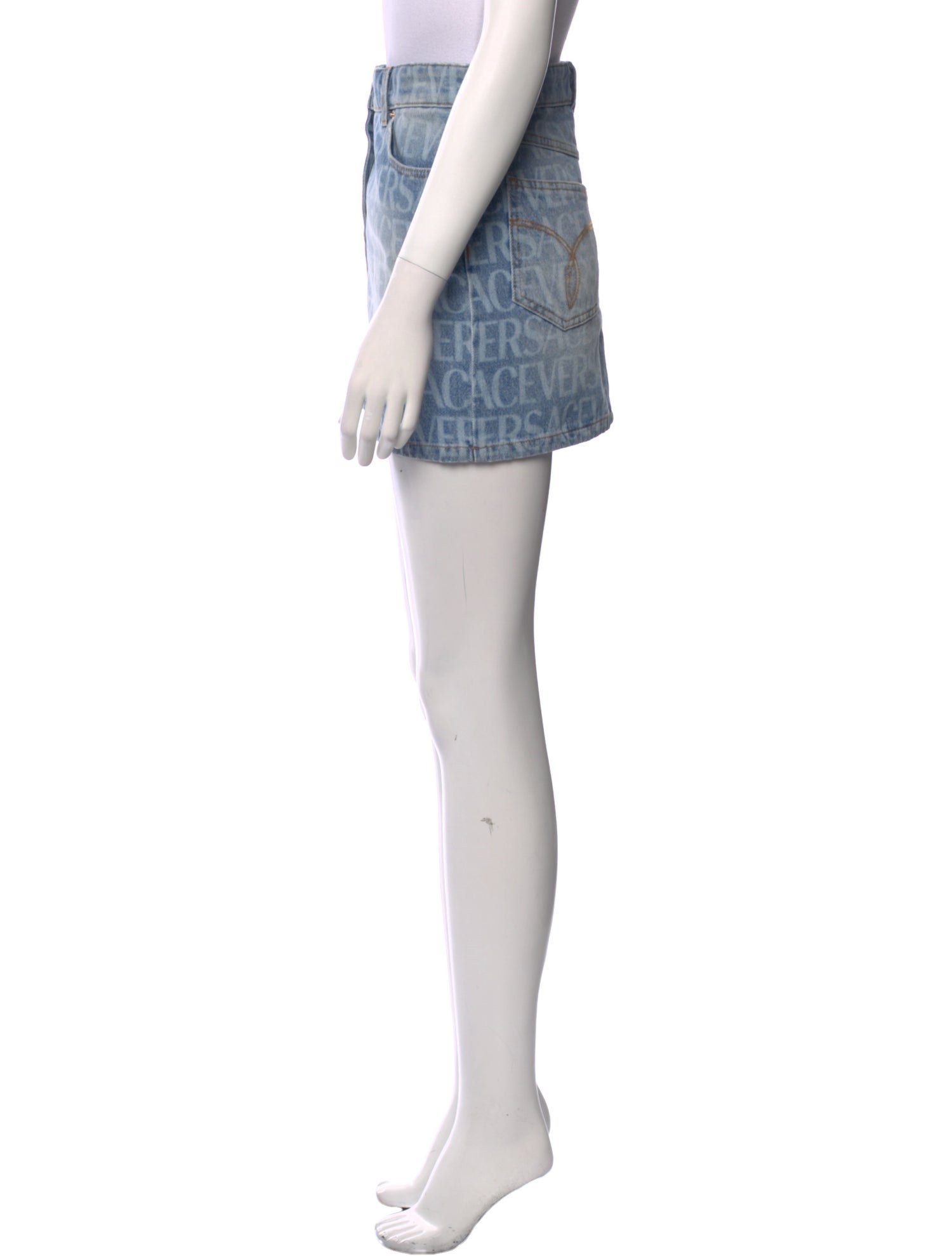 Versace Printed Mini Skirt