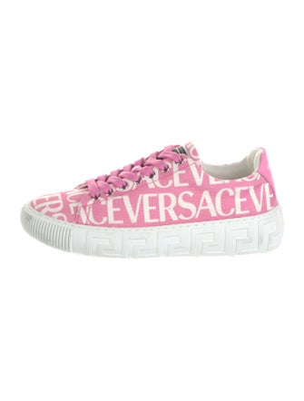 Versace Canvas Printed Sneakers