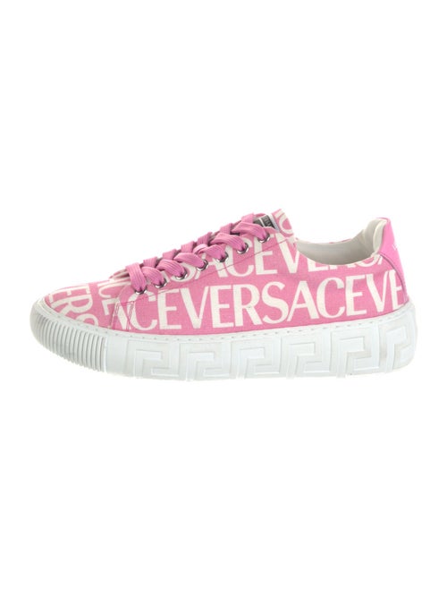 Versace Canvas Printed Sneakers