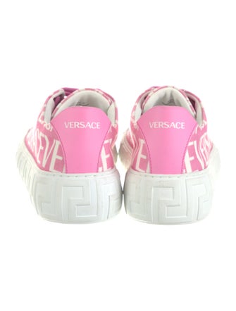Versace Canvas Printed Sneakers