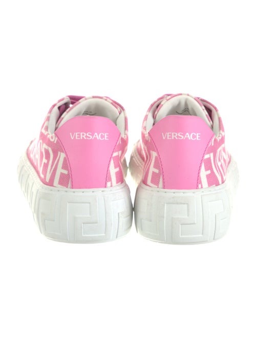 Versace Canvas Printed Sneakers