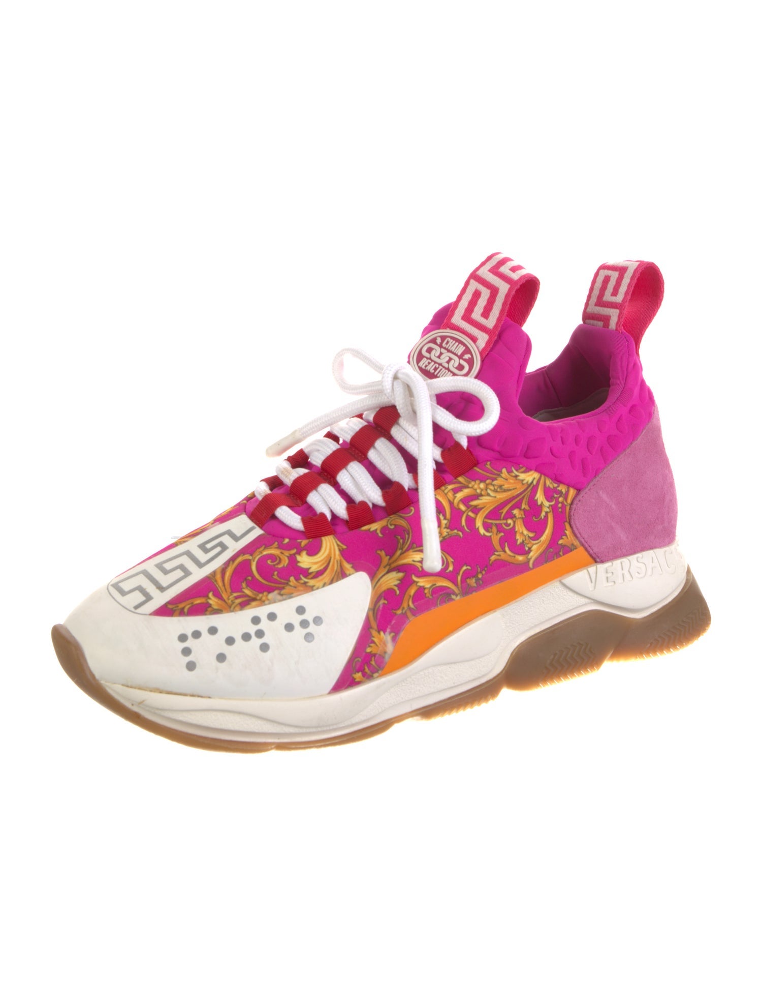 Versace Neoprene Printed Chunky Sneakers