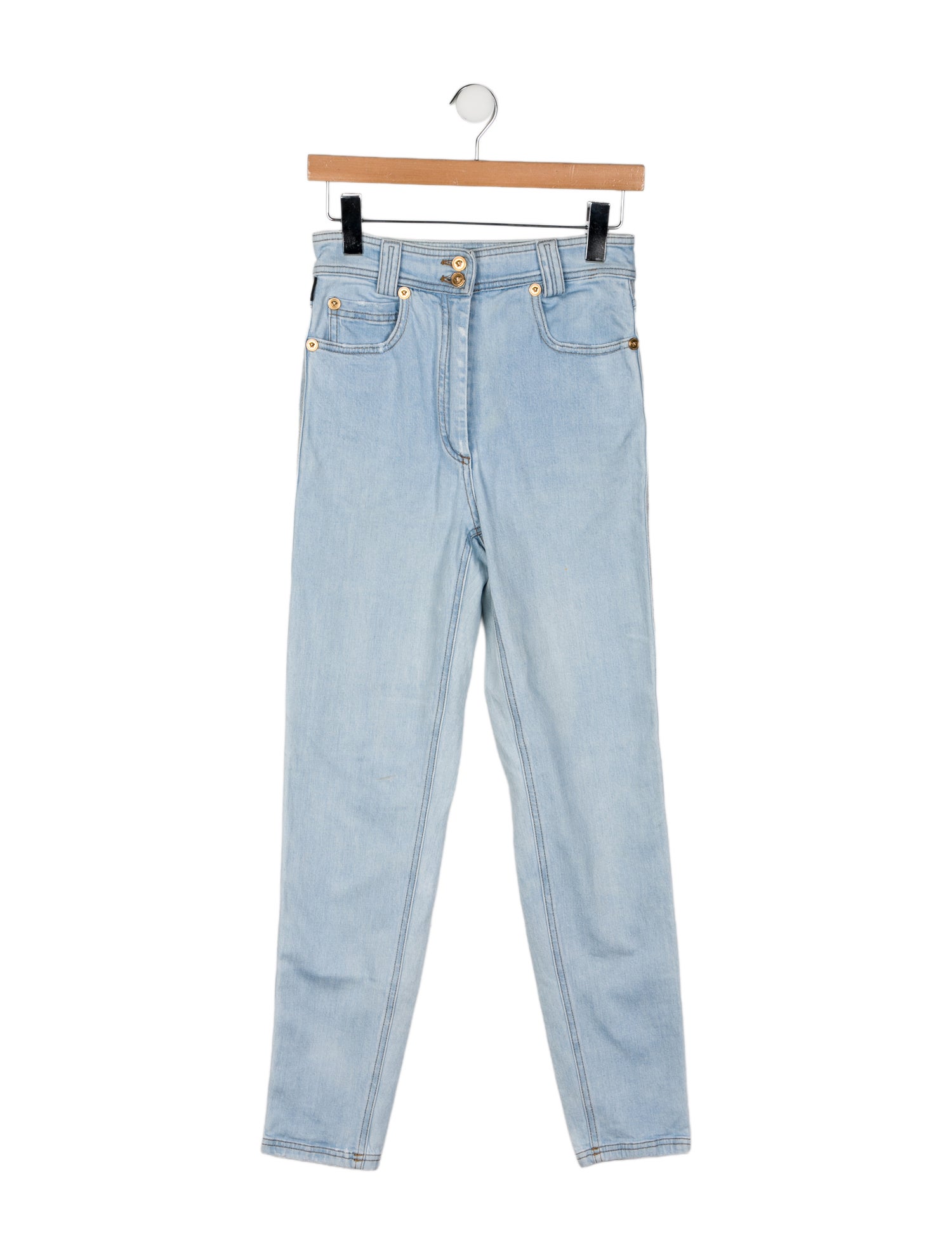 Versace High-Rise Skinny Leg Jeans