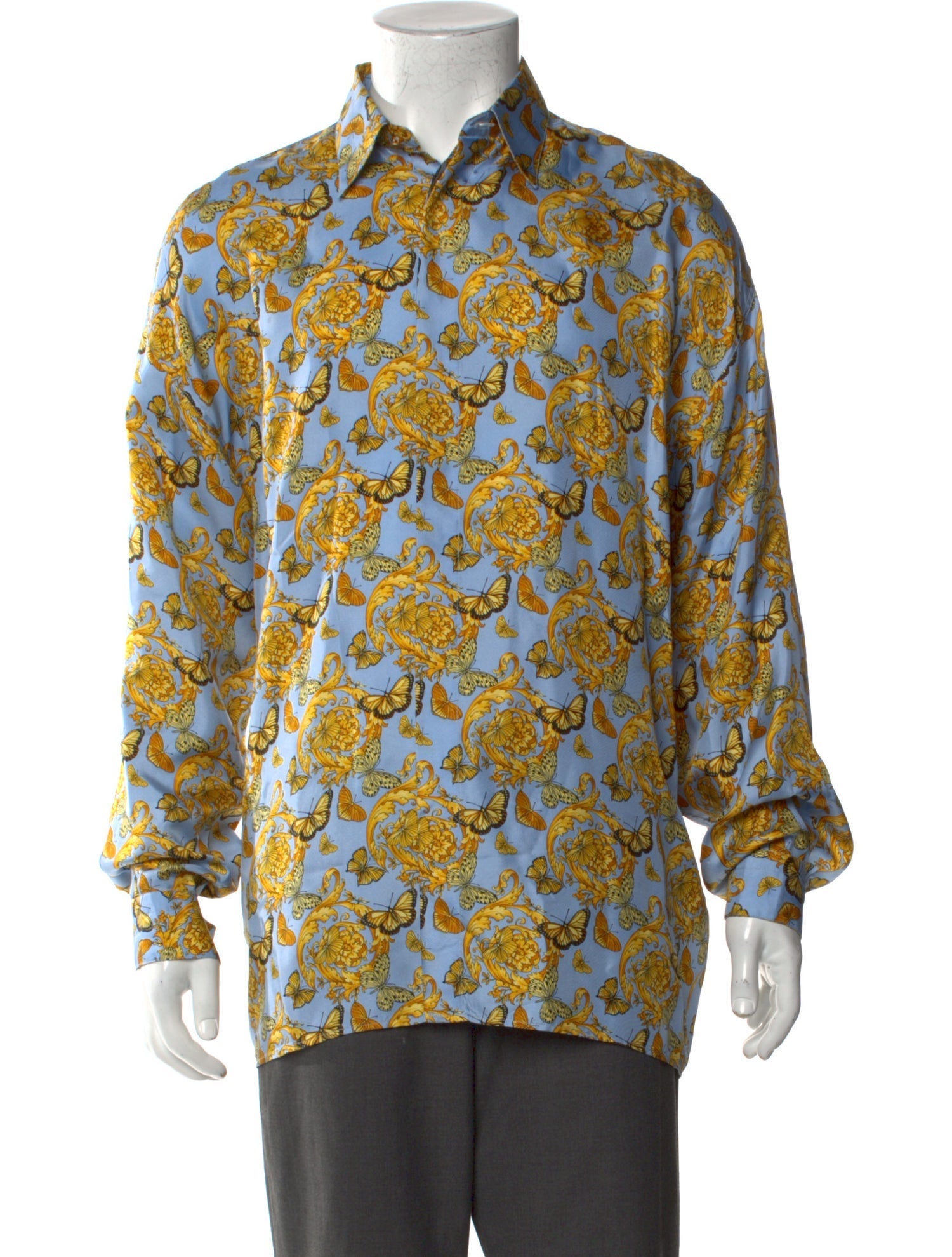 Versace Silk Printed Shirt