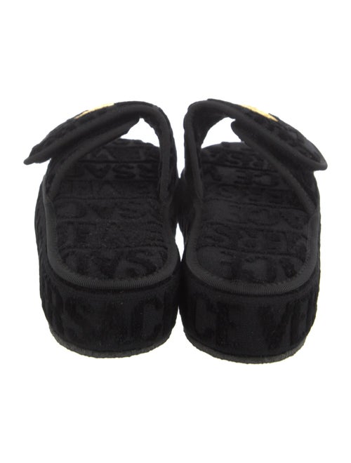 Versace Embroidered Accent Espadrilles