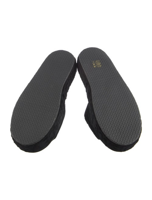 Versace Embroidered Accent Espadrilles