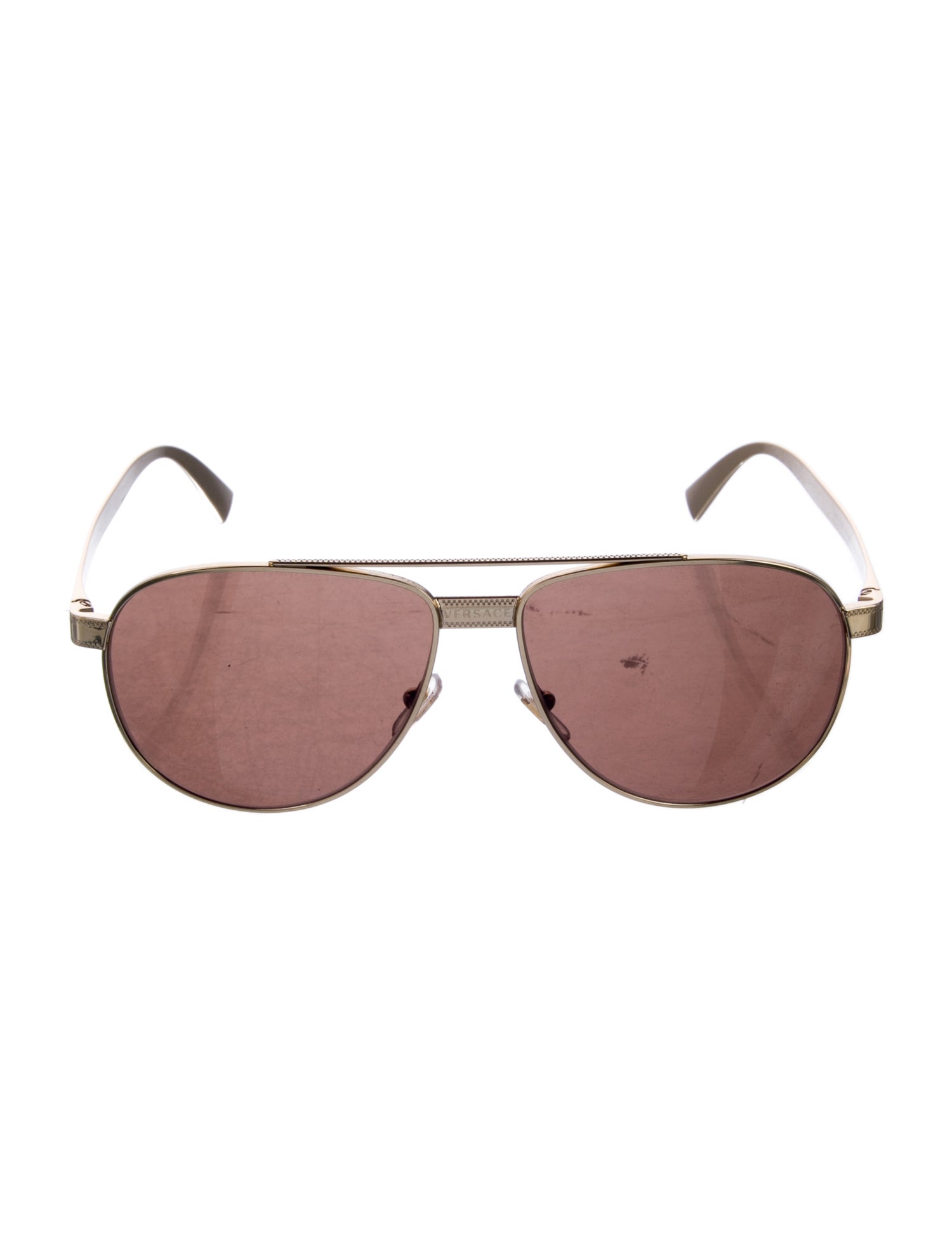 Versace Aviator Tinted Sunglasses