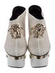 Versace Medusa Insignia Leather Mules