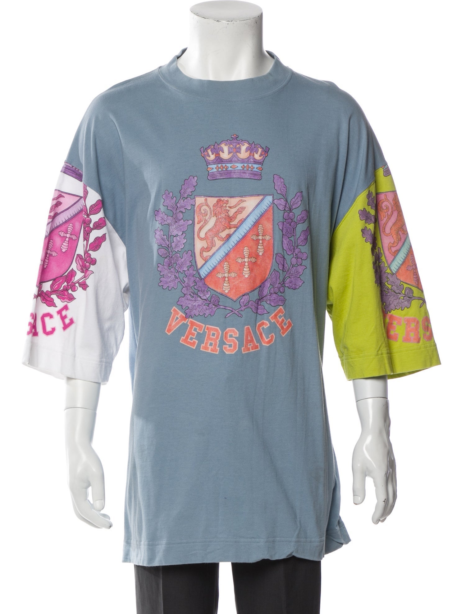 Versace Graphic Print Crew Neck T-Shirt