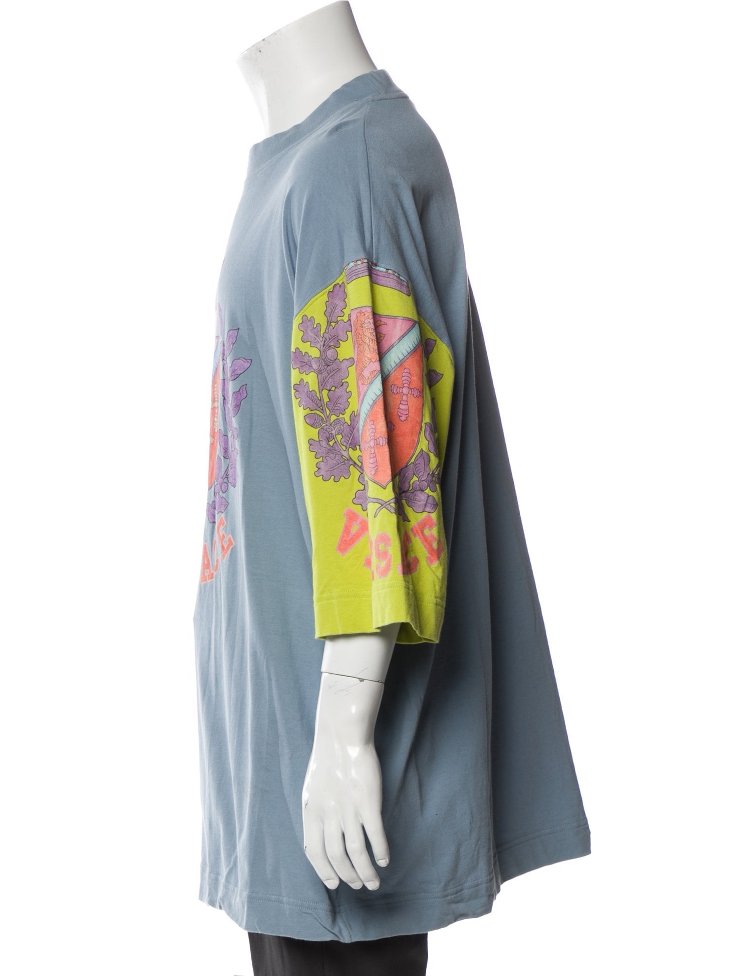 Versace Graphic Print Crew Neck T-Shirt