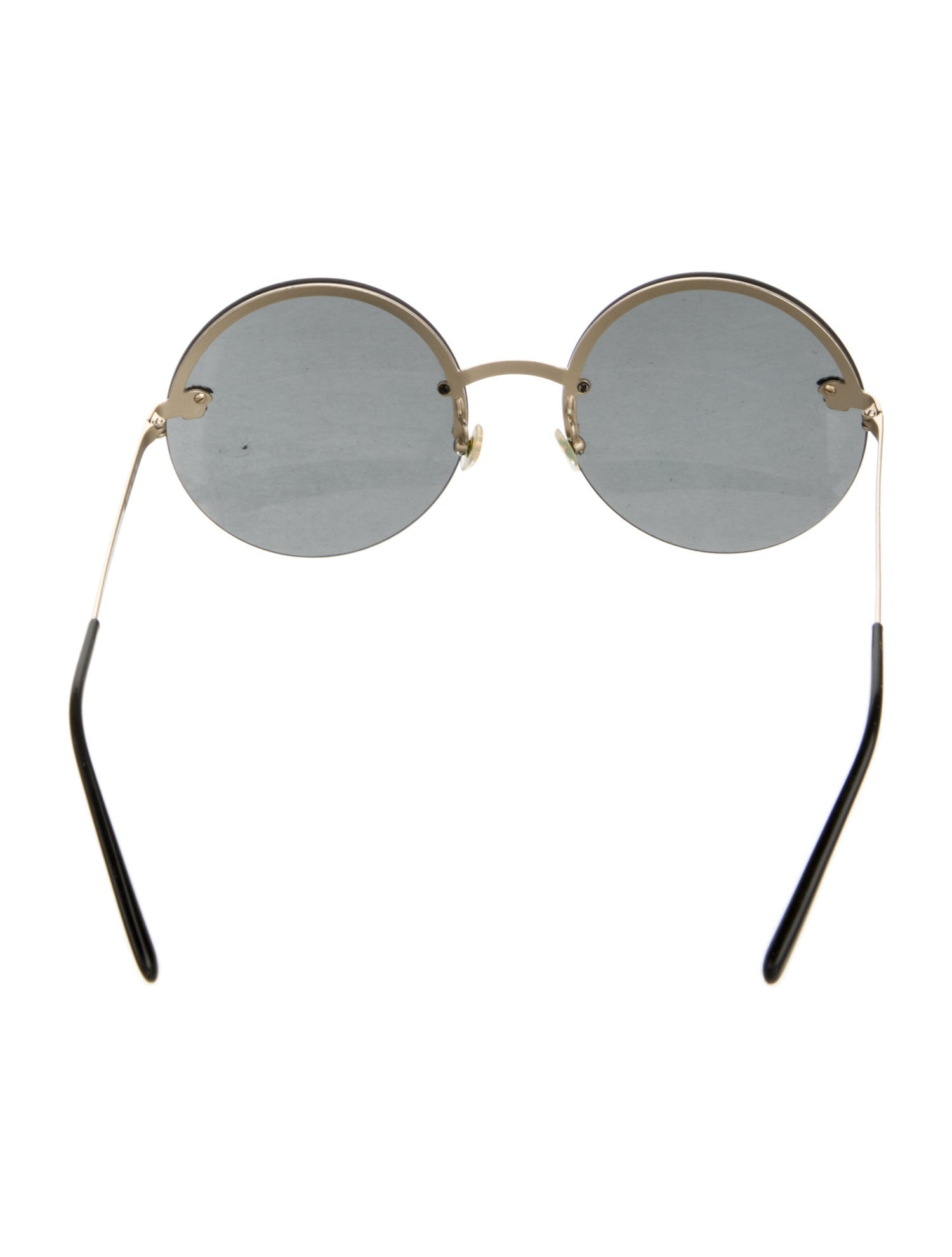 Versace Medusa Insignia Round Sunglasses