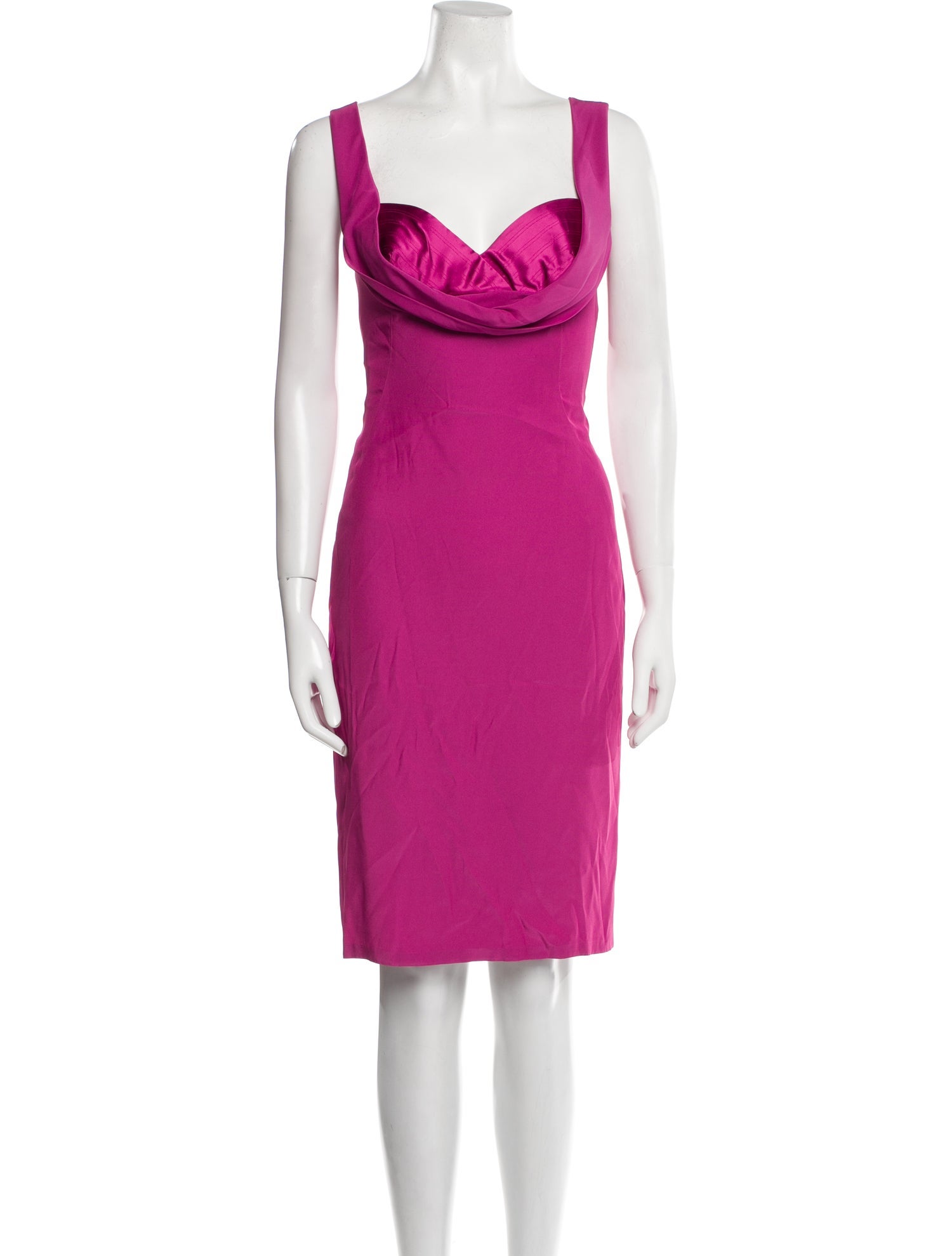 Versace Wool Knee-Length Dress