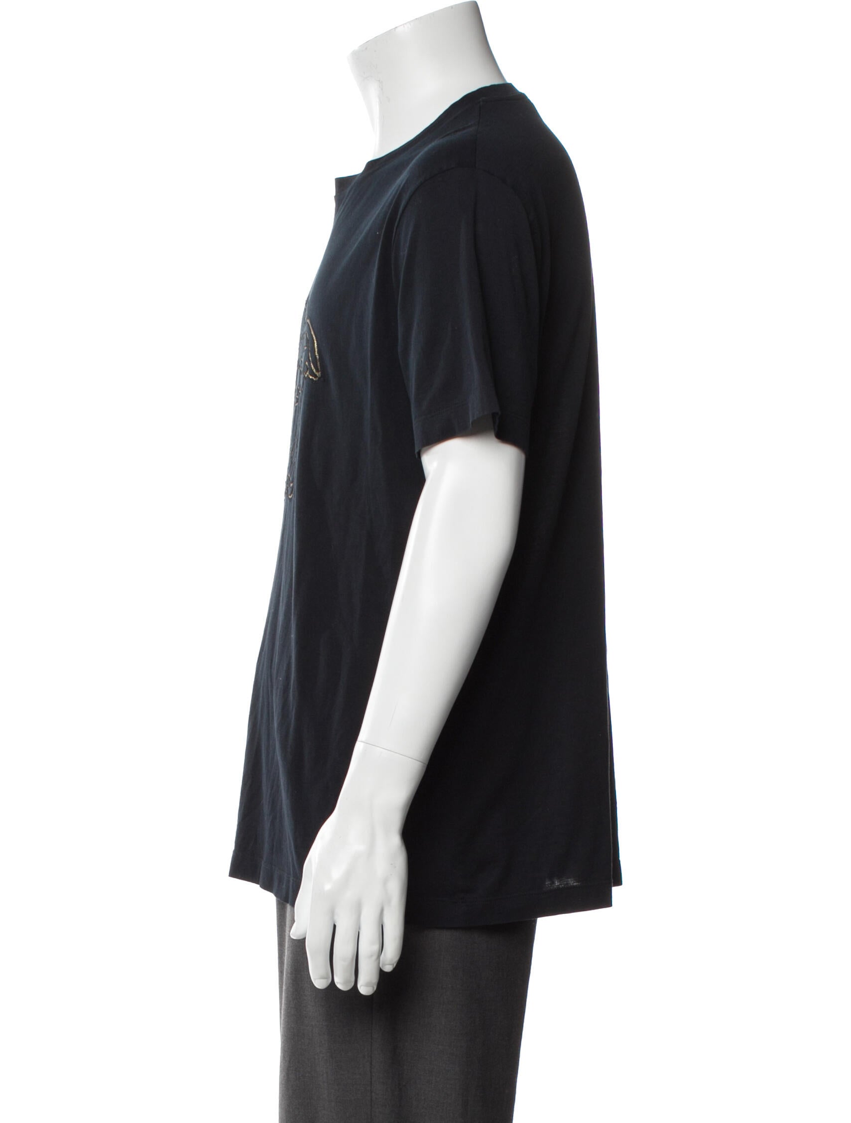 Versace Graphic Print Crew Neck T-Shirt