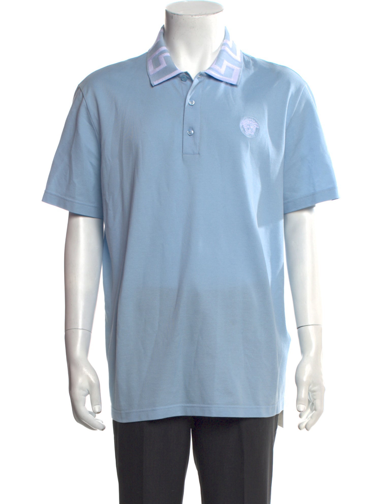 Versace Collar Short Sleeve Polo Shirt