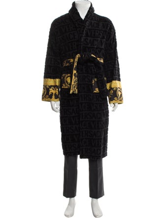 Versace Barocco Print Printed Robe