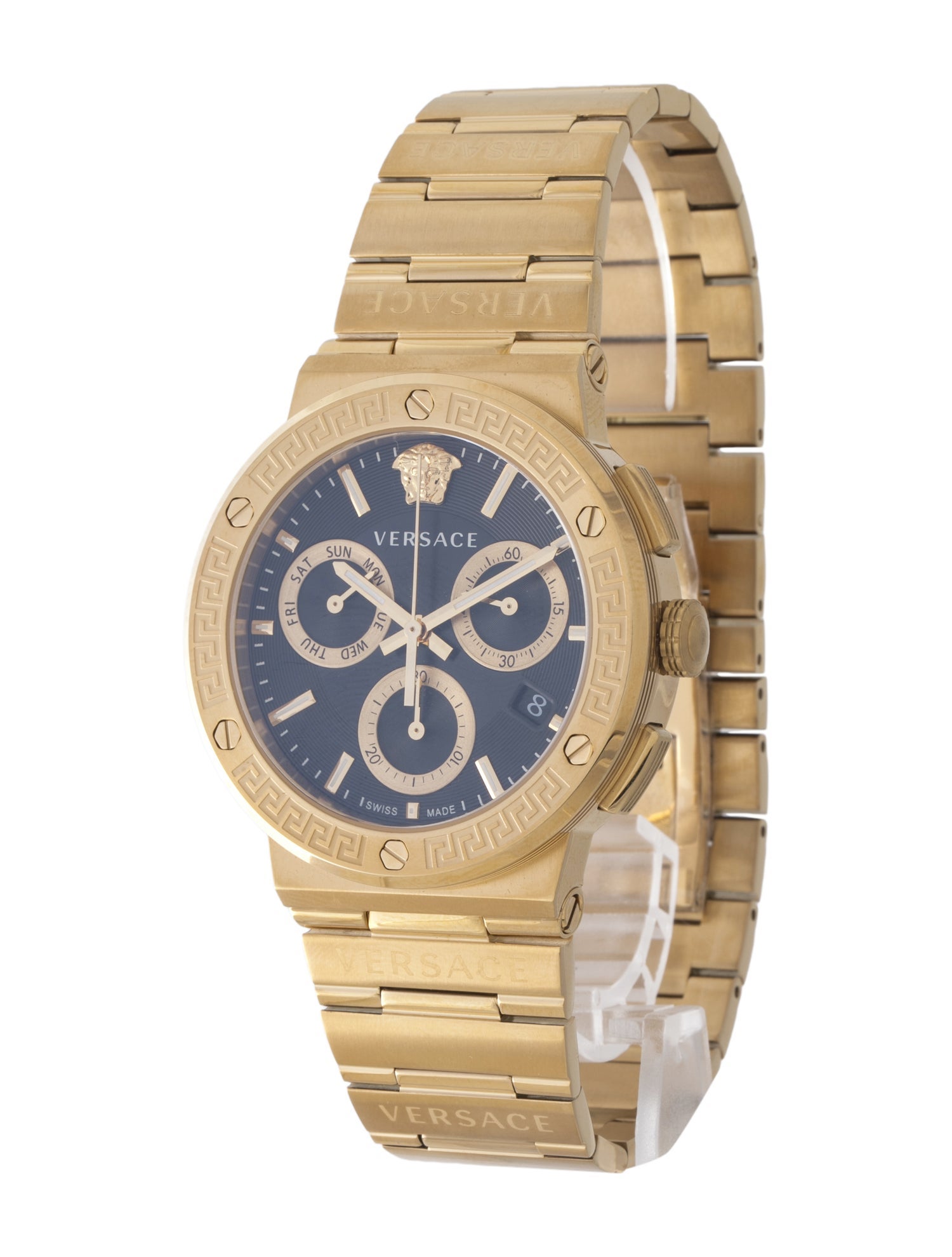 Versace Greca Logo Chrono Watch