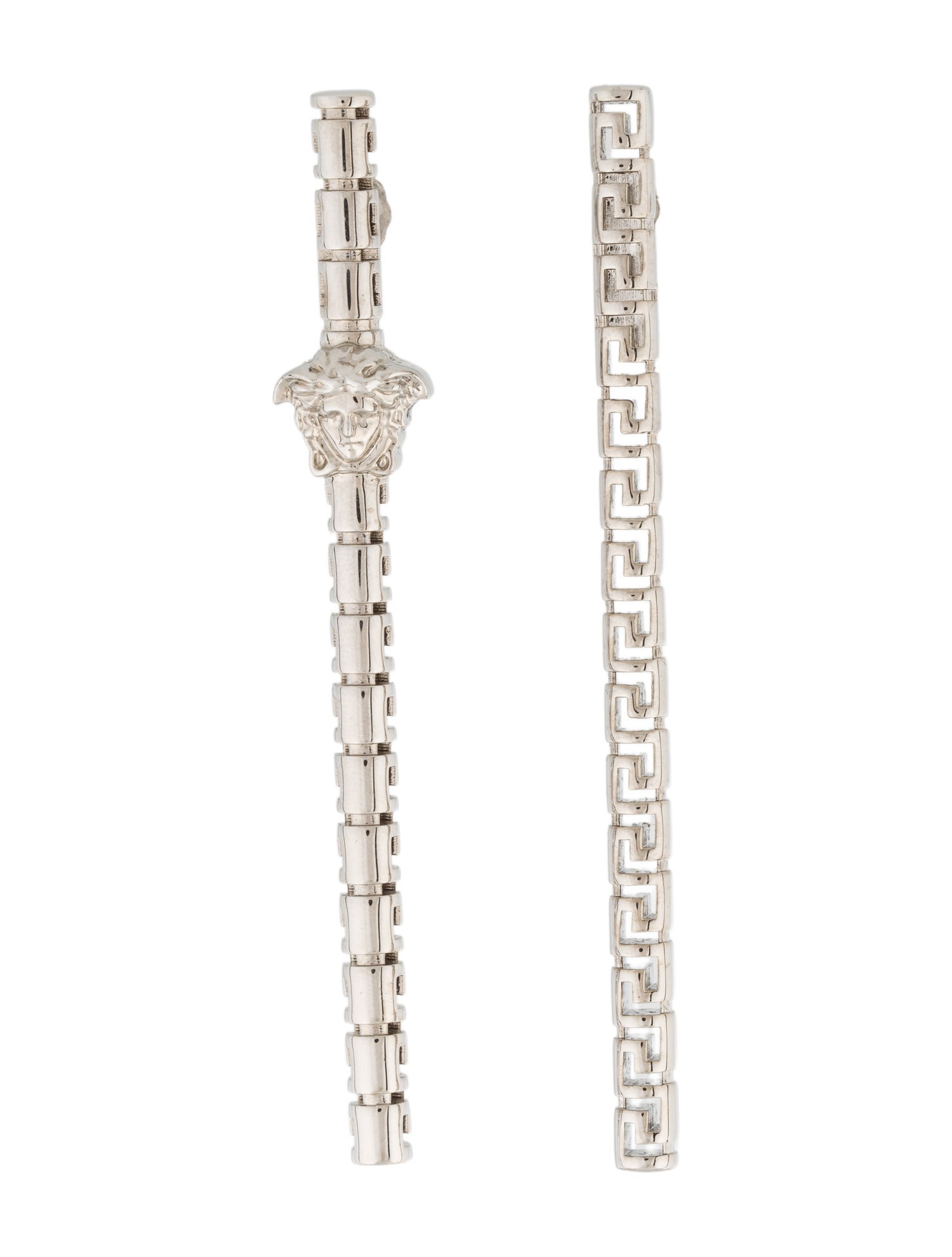 Versace La Medusa Greca Drop Earrings