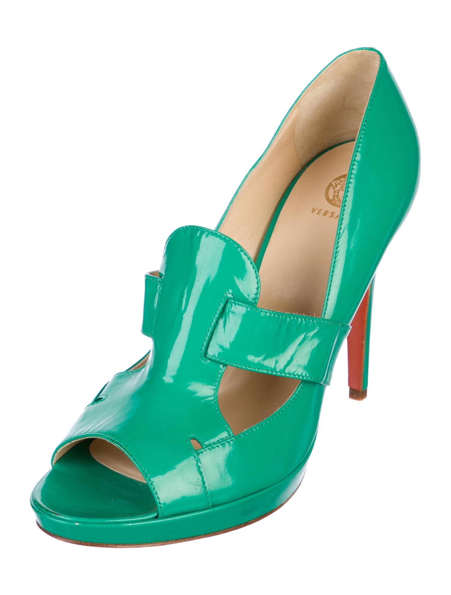 Versace Patent Leather Pumps